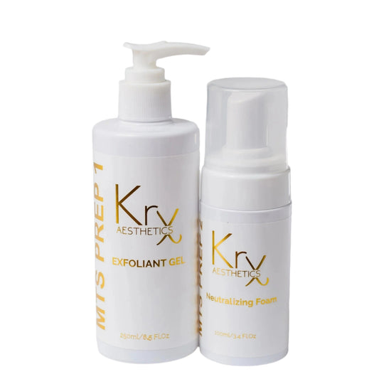 KIT DE PRÉPARATION KRX MTS GEL EXFOLIANT ET MOUSSE NEUTRALISANTE