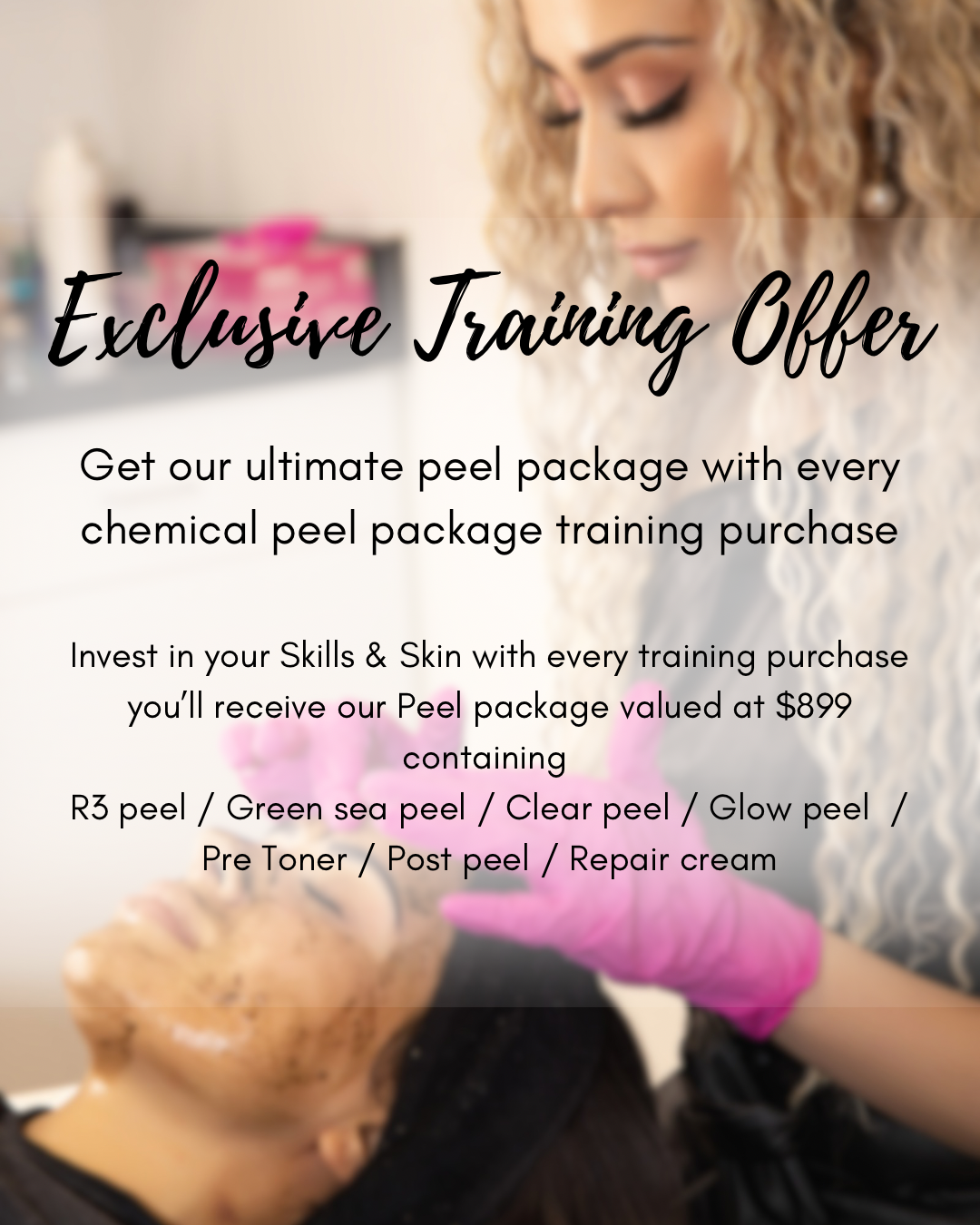 Pack Peeling chimique KRX + Formation