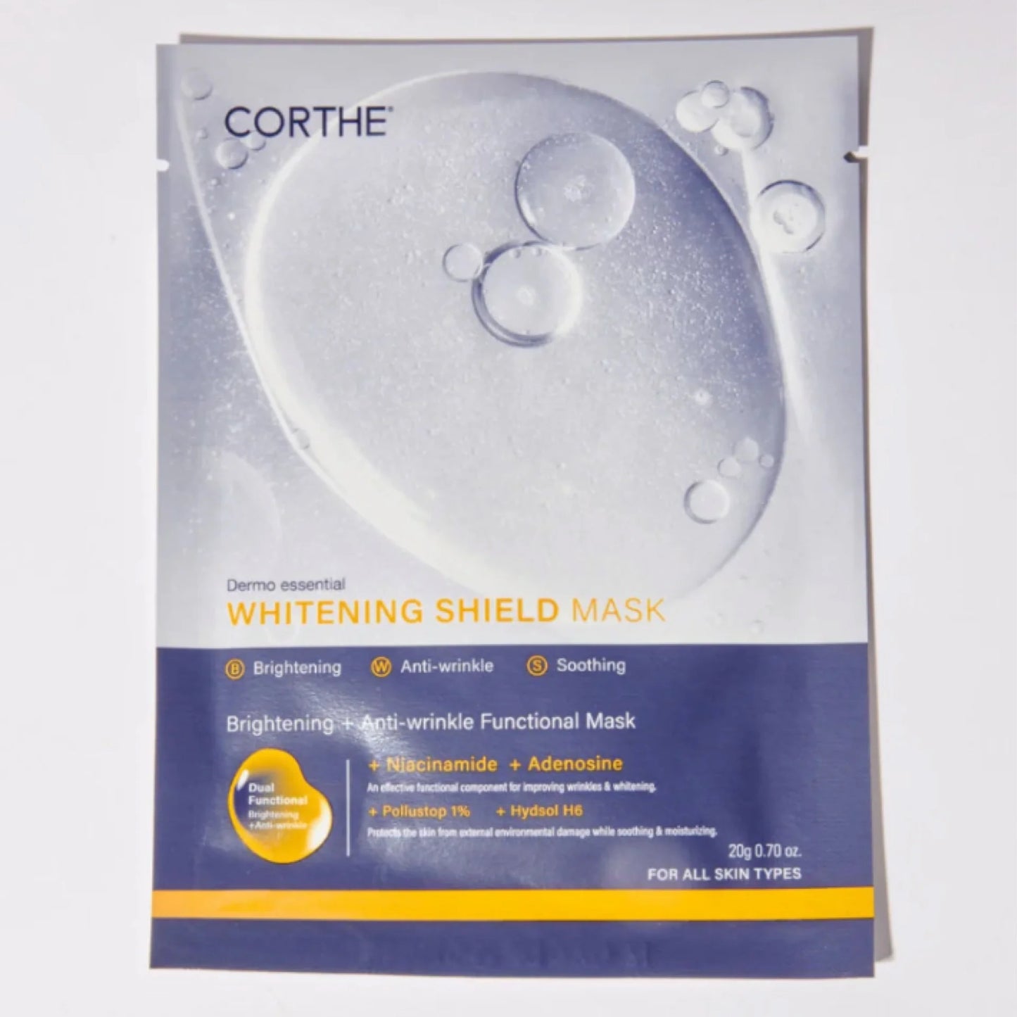 Corthe – Masque bouclier éclaircissant 20 g